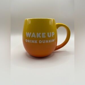 Dunkin’ Donuts “Wake Up Drink Dunkin” Ombré Mug 2019 Orange Yellow Sunrise Vibe